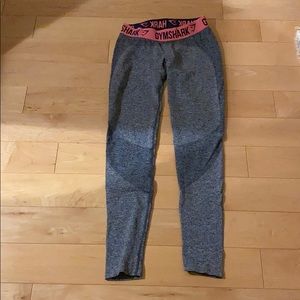 Gymshark Flex Pink and Grey Leggings